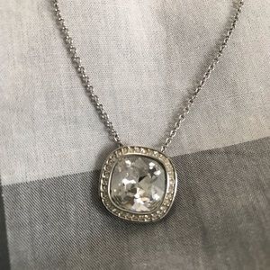 Crystal halo necklace